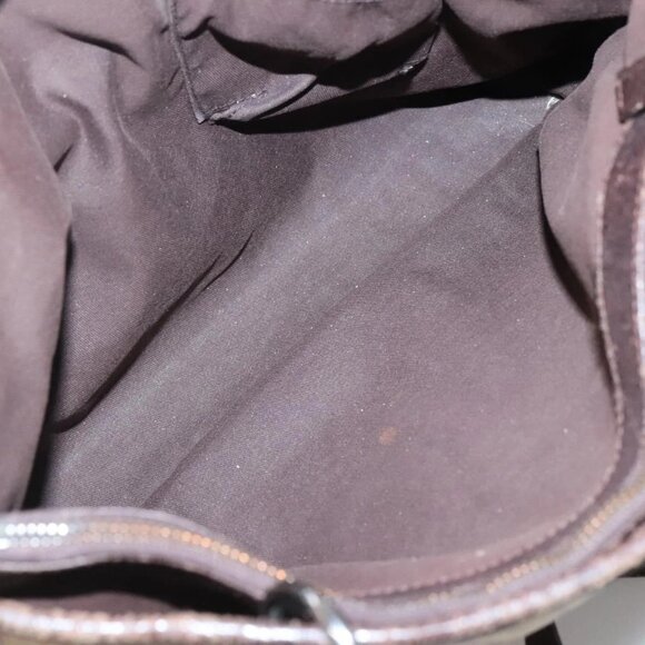 GUCCI GG Canvas Hand Bag Beige Gold 121023 Auth 135055 - Picture 10 of 16